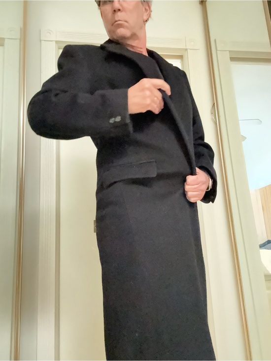 Pierre Cardin Other - Pierre Cardin Black Wool Pea Coat - Black